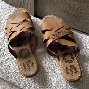 Sorel Women's Brown Slide Sandals